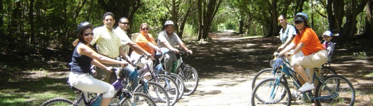 Morillo Cycling – Humacao Natural Reserve biking tour enterprise owned by Ms. Rosa Maldonado and fomented through INECOH