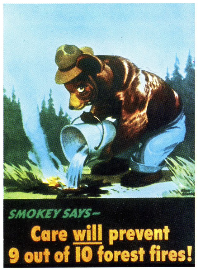 Smokey Bear poster from 1944